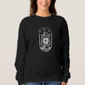 Sweatshirt Lanterne Minimaliste Hygge Cosy Garde la Lumière à (Devant)