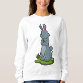 Sweatshirt Lapin aux fleurs (Devant)