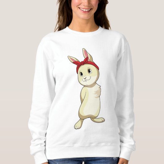 Sweatshirt Lapin avec Bandana (Devant)