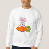 Sweatshirt Lapin avec carotte (Devant)