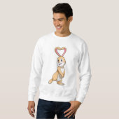 Sweatshirt Lapin avec coeur (Devant entier)