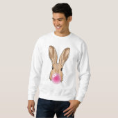 Sweatshirt Lapin avec gomme à mâcher (Devant entier)