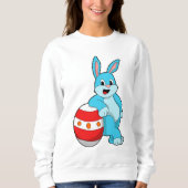 Sweatshirt Lapin avec oeuf de Pâques (Devant)