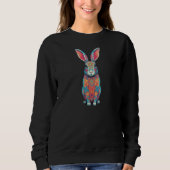 Sweatshirt Lapin coloré (Devant)