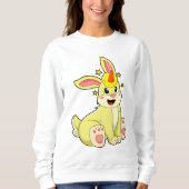 Sweatshirt Lapin comme licorne (Devant)