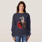 Sweatshirt Lapin d'horloge (Devant entier)