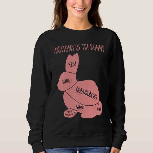 Sweatshirt Lapin Lapin Animal 3 (Devant)