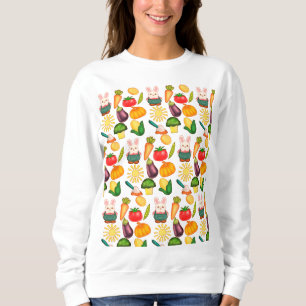 Sweatshirt Lapin Lapin Farmer de légumes