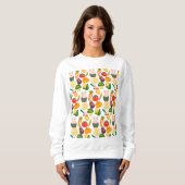 Sweatshirt Lapin Lapin Farmer de légumes (Devant entier)