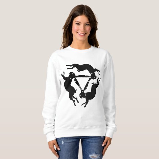 Sweatshirt Lapin - Symbole du lapin de Tinner (Devant entier)
