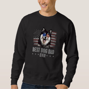 Sweatshirt Lapphund Finlandais Meilleur Chien Papa Jamais Rét