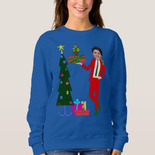 Sweatshirt l'arbre de noël justideau