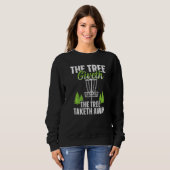 Sweatshirt L'Arbre Donne L'Arbre Enlève Disc Golf (Devant entier)