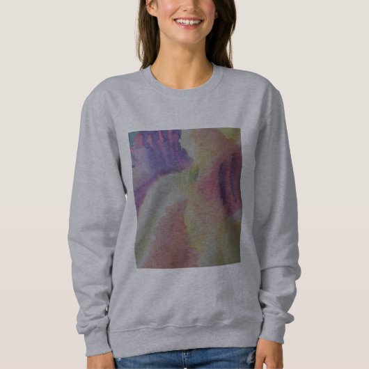 Sweatshirt L'art Abstrait de la barrière de corail (Devant)