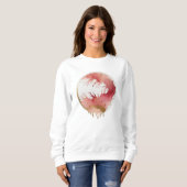 Sweatshirt L'art Abstrait flou | Sweat-shirt pour femmes (Devant entier)
