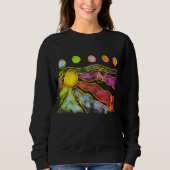 Sweatshirt L'art Abstrait funky à porter (Devant)