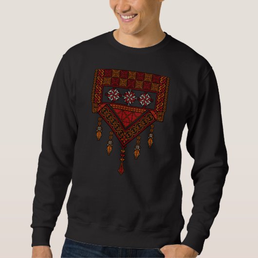 Sweatshirt L'art de la broderie de Tatreez (Devant)