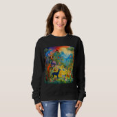 Sweatshirt l'art de la jungle (Devant entier)