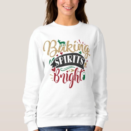 Sweatshirt L'art de la pâtisserie festive (Devant)