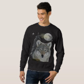 Sweatshirt L'art loup (Devant entier)