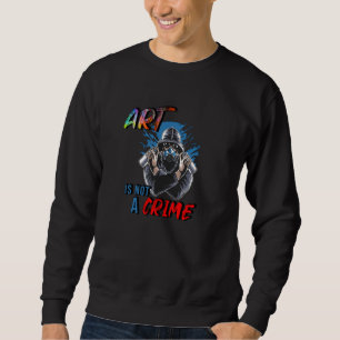 Sweatshirt L'art n'est pas un crime