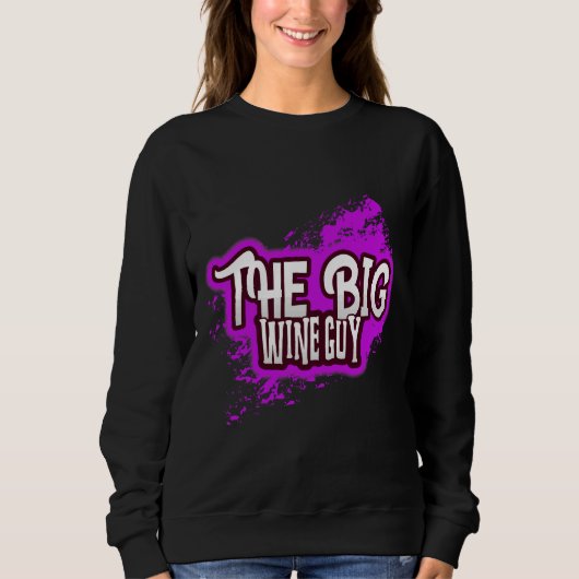 Sweatshirt L'article de collection Big Wine Guy (Devant)