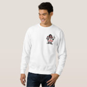 Sweatshirt L'As de la Mascotte de rue Diamonds — Édition à ro (Devant entier)