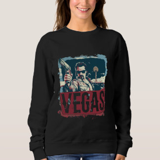 Sweatshirt Las Vegas Vacances Vegas Squad Gambling Party Grou
