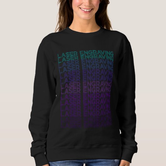 Sweatshirt Laser Engraving (Devant)