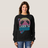 Sweatshirt Laser Tag Jeu Lasertag Retro (Devant entier)