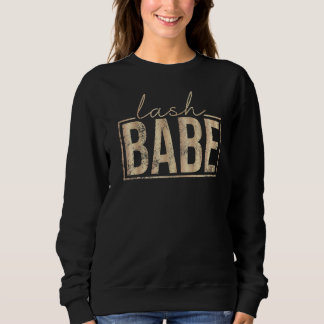 Sweatshirt Lash vintage Babe Lash Tech Lash Artiste Lash Babe