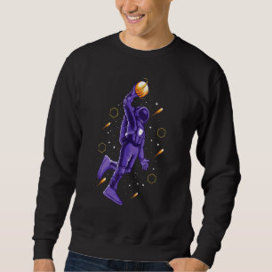 Sweatshirt L'Astronaute Slam Dunking Est Hors De Ce Monde