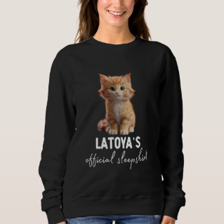 Sweatshirt LATOYA'S Official Cat Sleepshirt Pyjama