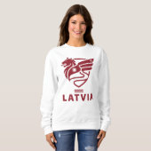 Sweatshirt Latvia Baltic State Northern Europe (Devant entier)