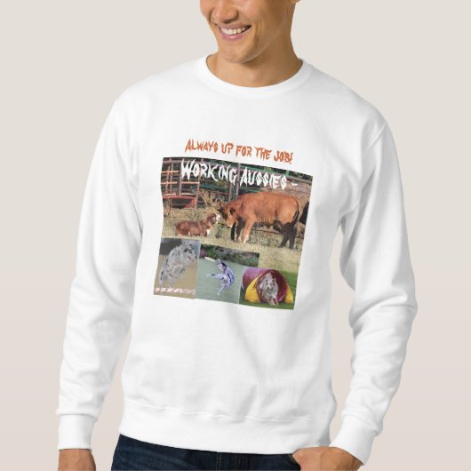 Sweatshirt L'Australien travaillant Shepherds le disque (Devant)
