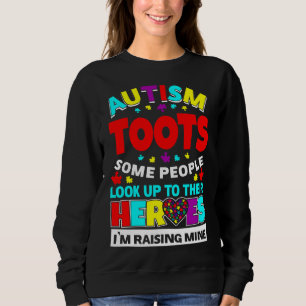 Sweatshirt L'autisme Attaque Les Gens Cherchent Leurs Héros Q