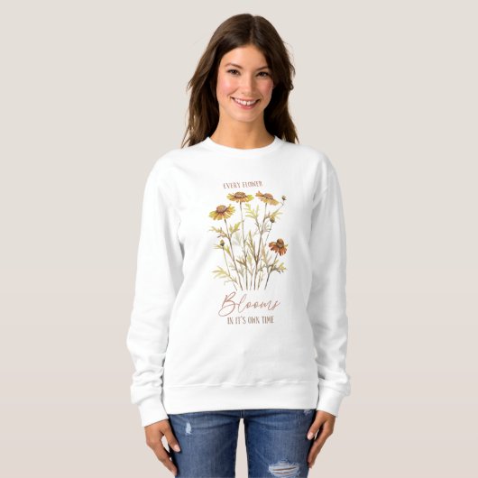 SWEATSHIRT L'AUTOMNE A MENÉ CHAQUE FLEURS DE FLEURS À SON MOM (Devant entier)