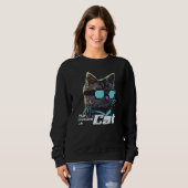 Sweatshirt L'avenir est le chat (Devant entier)