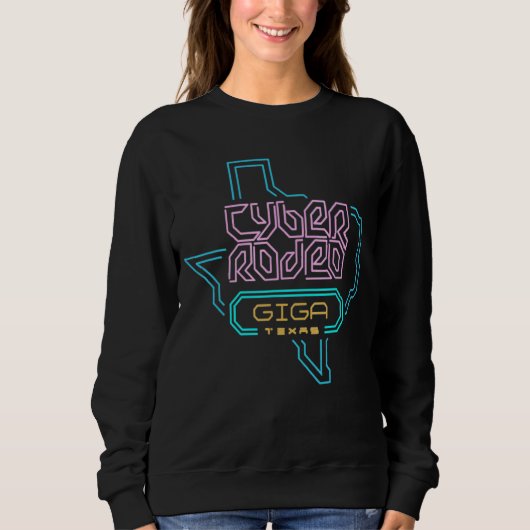 Sweatshirt L'Avenir Sera Un Cyber Rodéo (Devant)