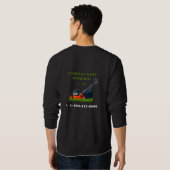 Sweatshirt Lawn Mowing Landscaping Garden Lawn Care (Dos entier)