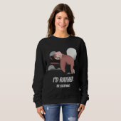 Sweatshirt Lazy Little Sloth (Devant entier)