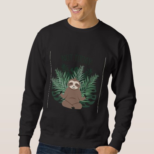 Sweatshirt Lazy Sloth 64 (Devant)