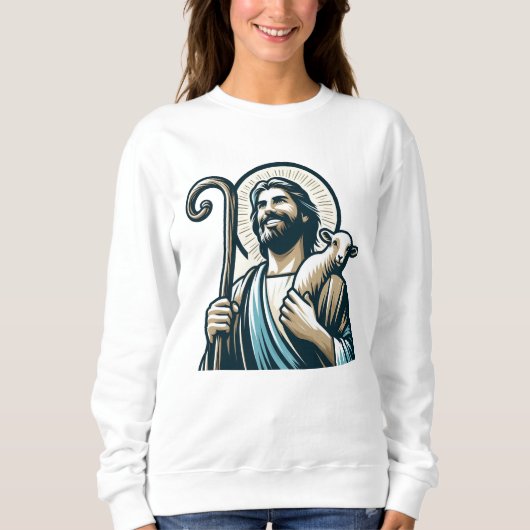 Sweatshirt Le bon berger - icône (Devant)