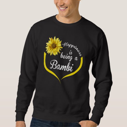 Sweatshirt Le Bonheur Bambi Est Un Bambi (Devant)