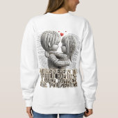 Sweatshirt Le bonheur de l'amour (Dos)
