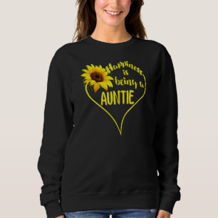 Sweatshirt Le Bonheur Des Femmes Est D'Être Tante Tournesol M