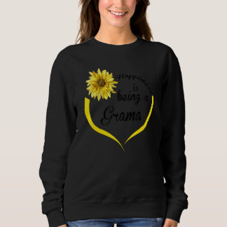 Sweatshirt Le Bonheur Grama Est Un Grama