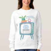 Sweatshirt Le bonheur regarde AMIS™ (Devant)