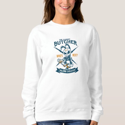 Sweatshirt Le boucher de la carotte (Devant)