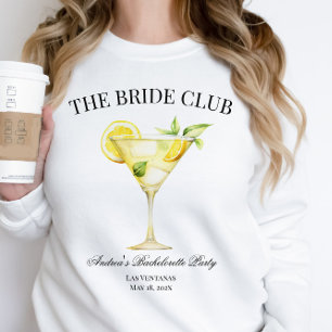 Sweatshirt Le Bride Social Club Lemon Cocktail Bride